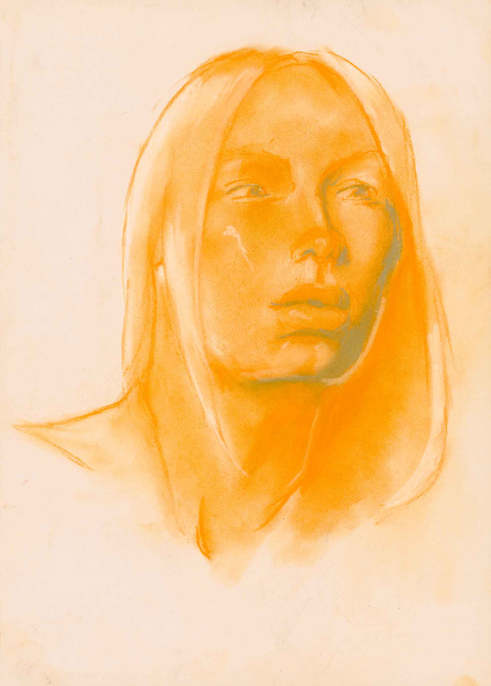 Yellow Portrait print